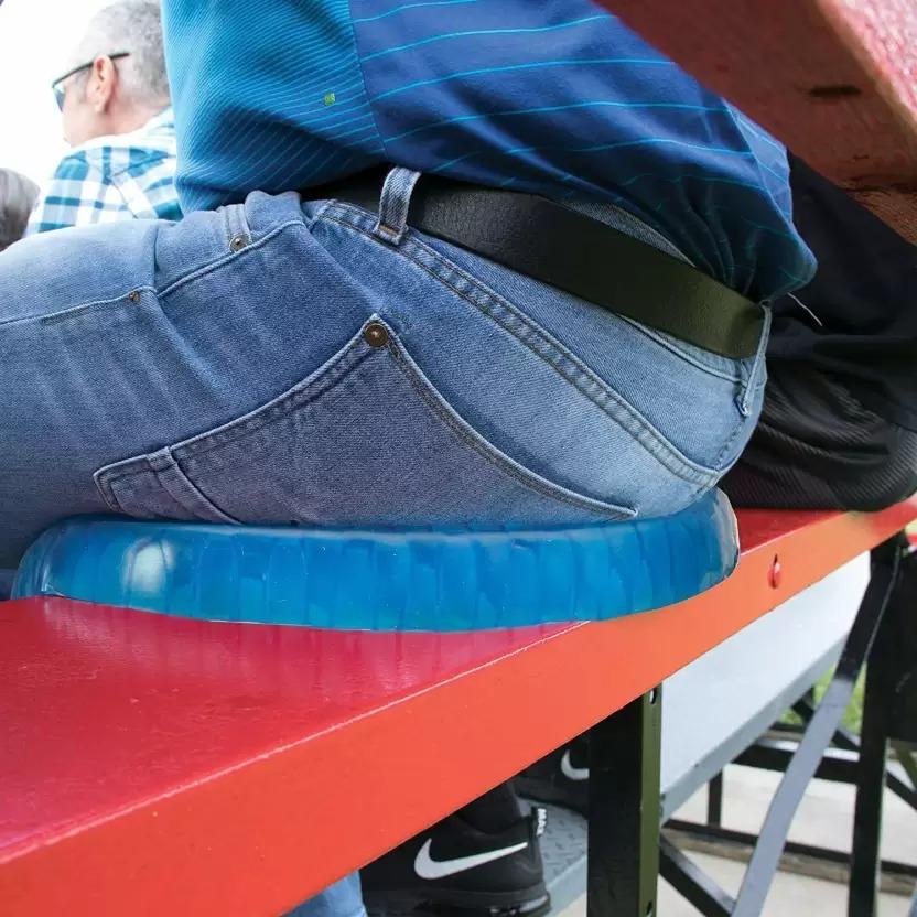 Gel Orthopedic Seat Cushion-Ergonomic Comfort • Back Pain Relief • Ideal for Office Chair.