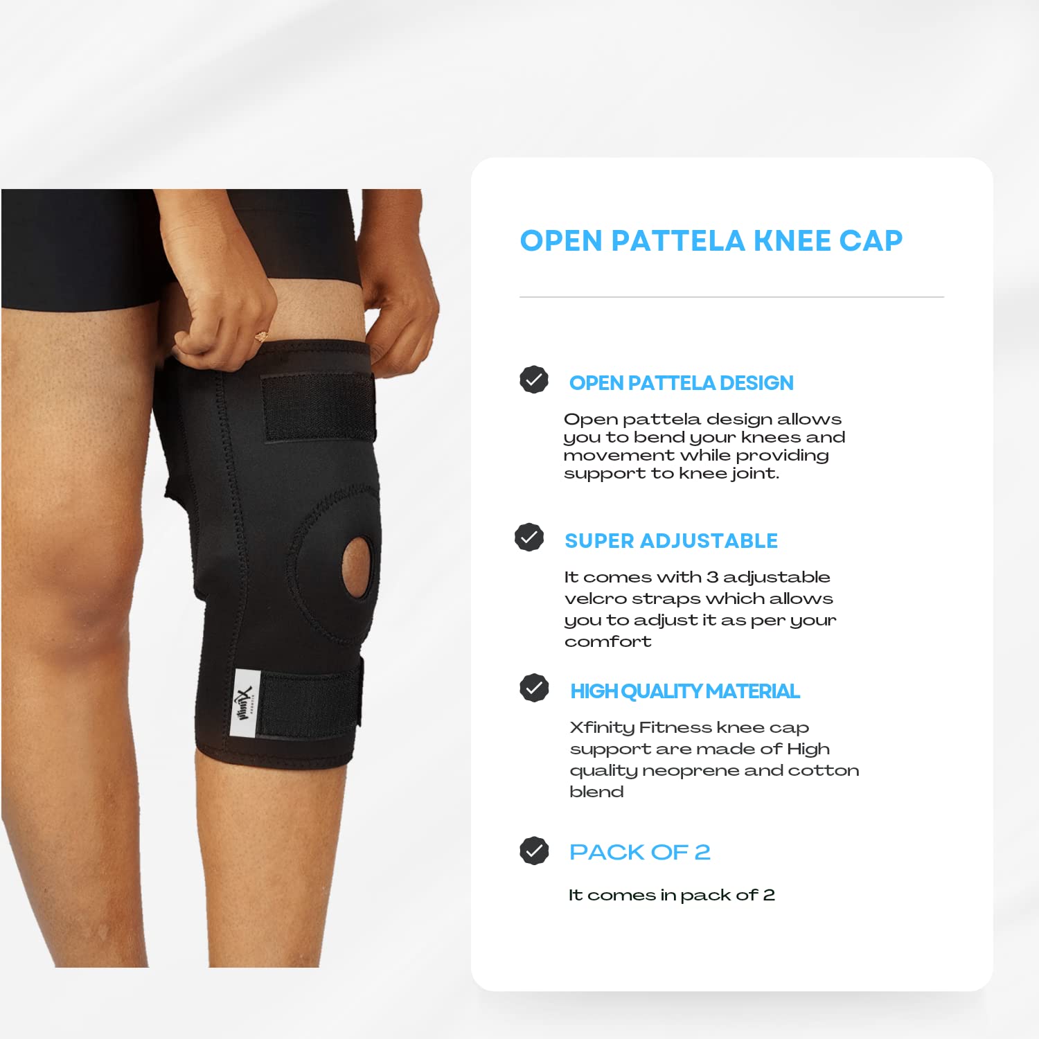 Adjustable Knee Cap Support Brace for Knee